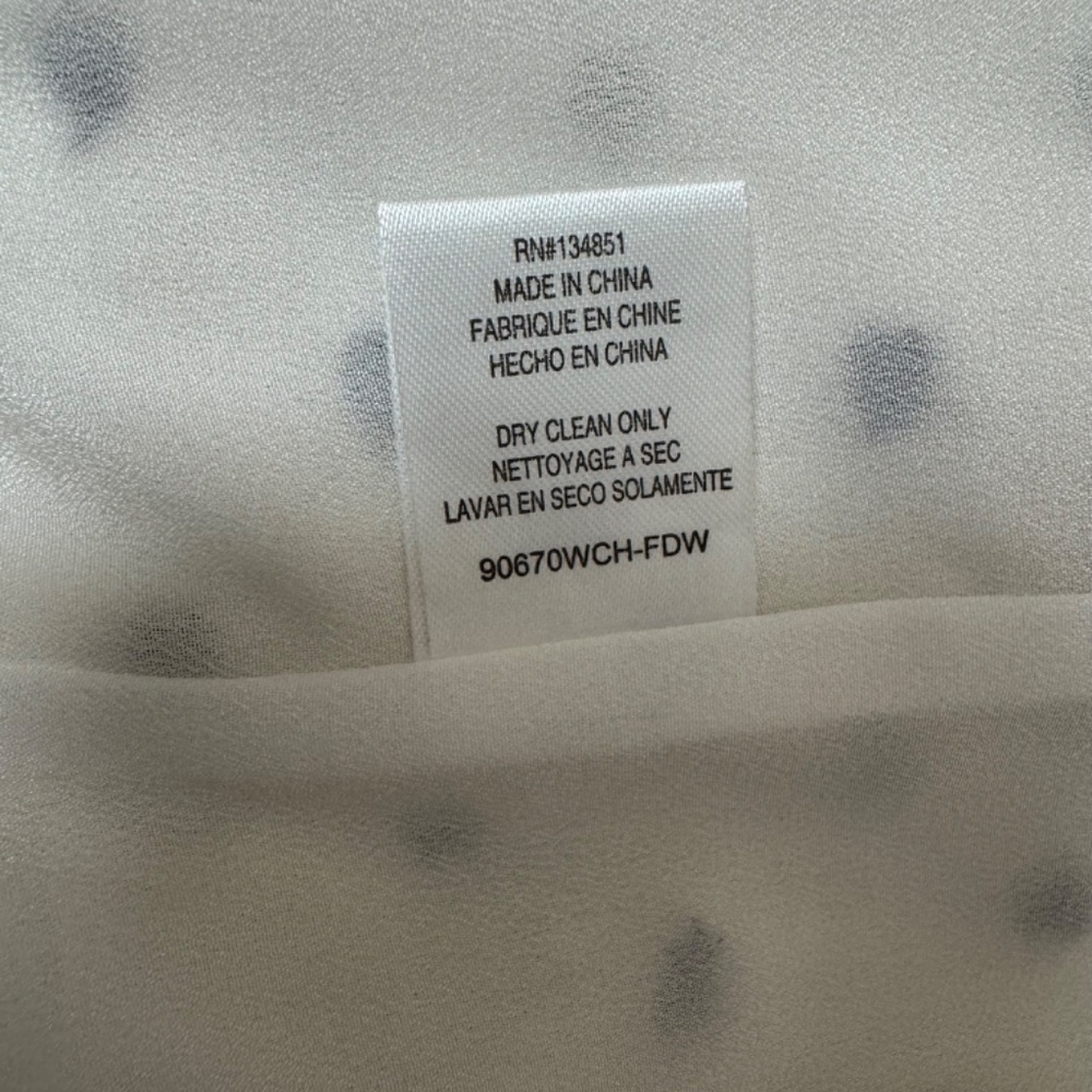 NWT WAYF Polka Dot, Cutout, Off-the-Shoulder, Linen Blend, Minidress Size SMALL - Picture 5 of 8